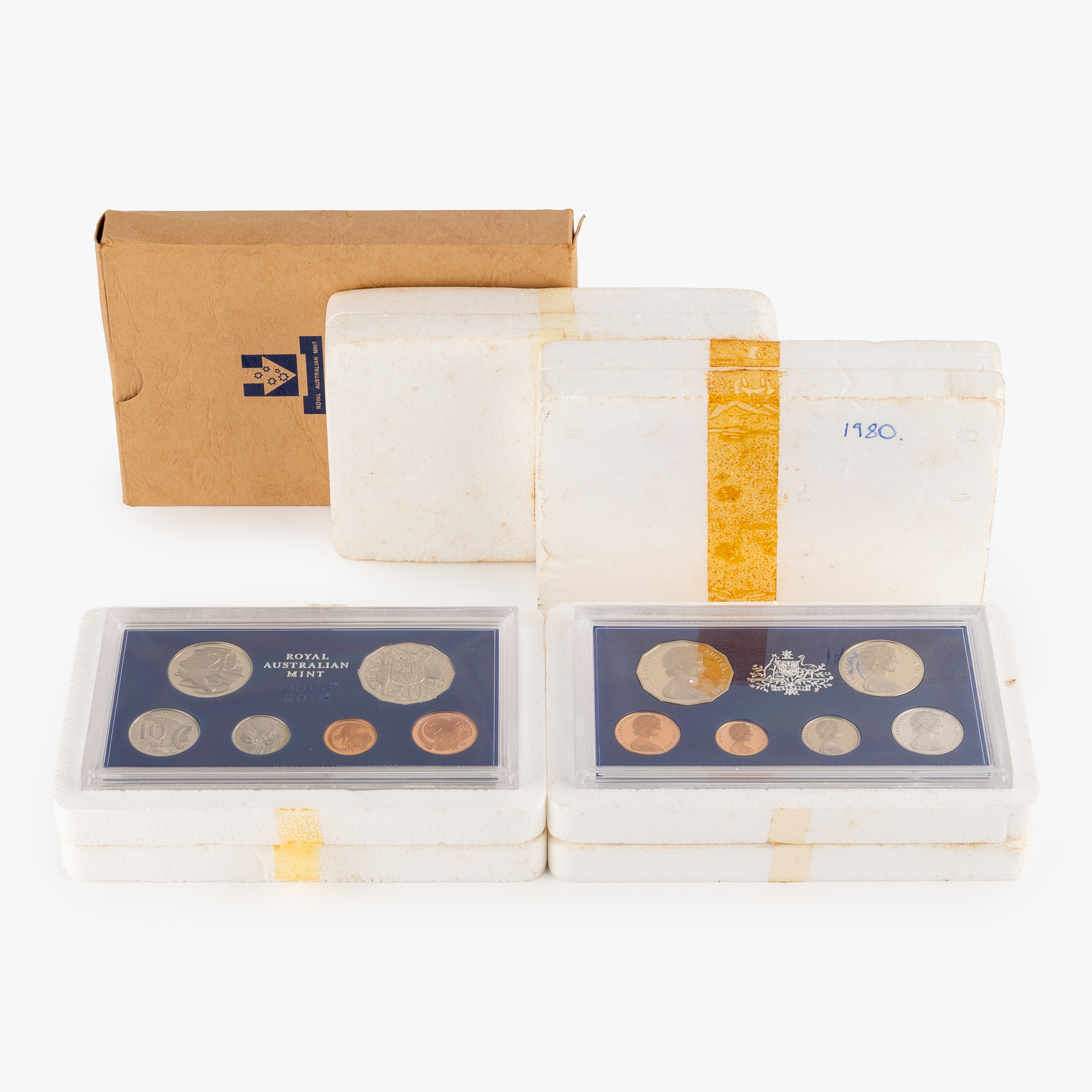 Elizabeth II, One Cent - One Dollar, 1980 - 1985, FDC