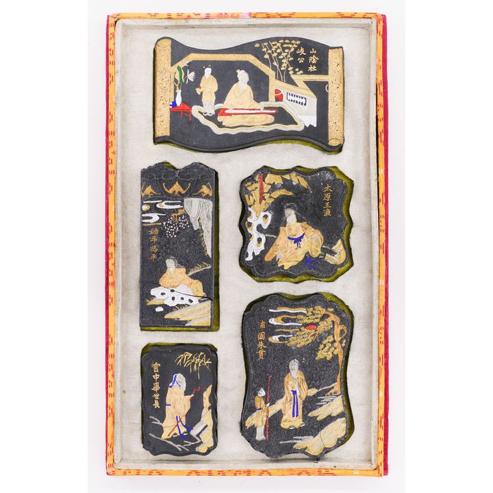 Chinese Republic Ink Cake Set in Box