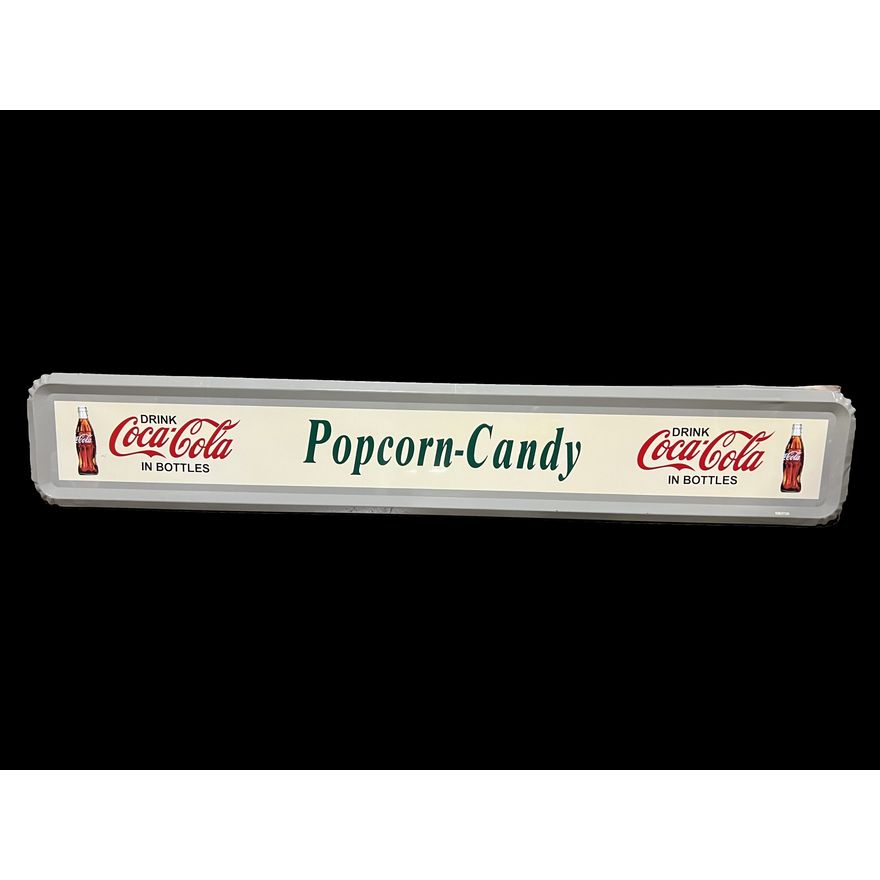 Drinks Coca Cola Coke Popcorn Candy Soda Sign.