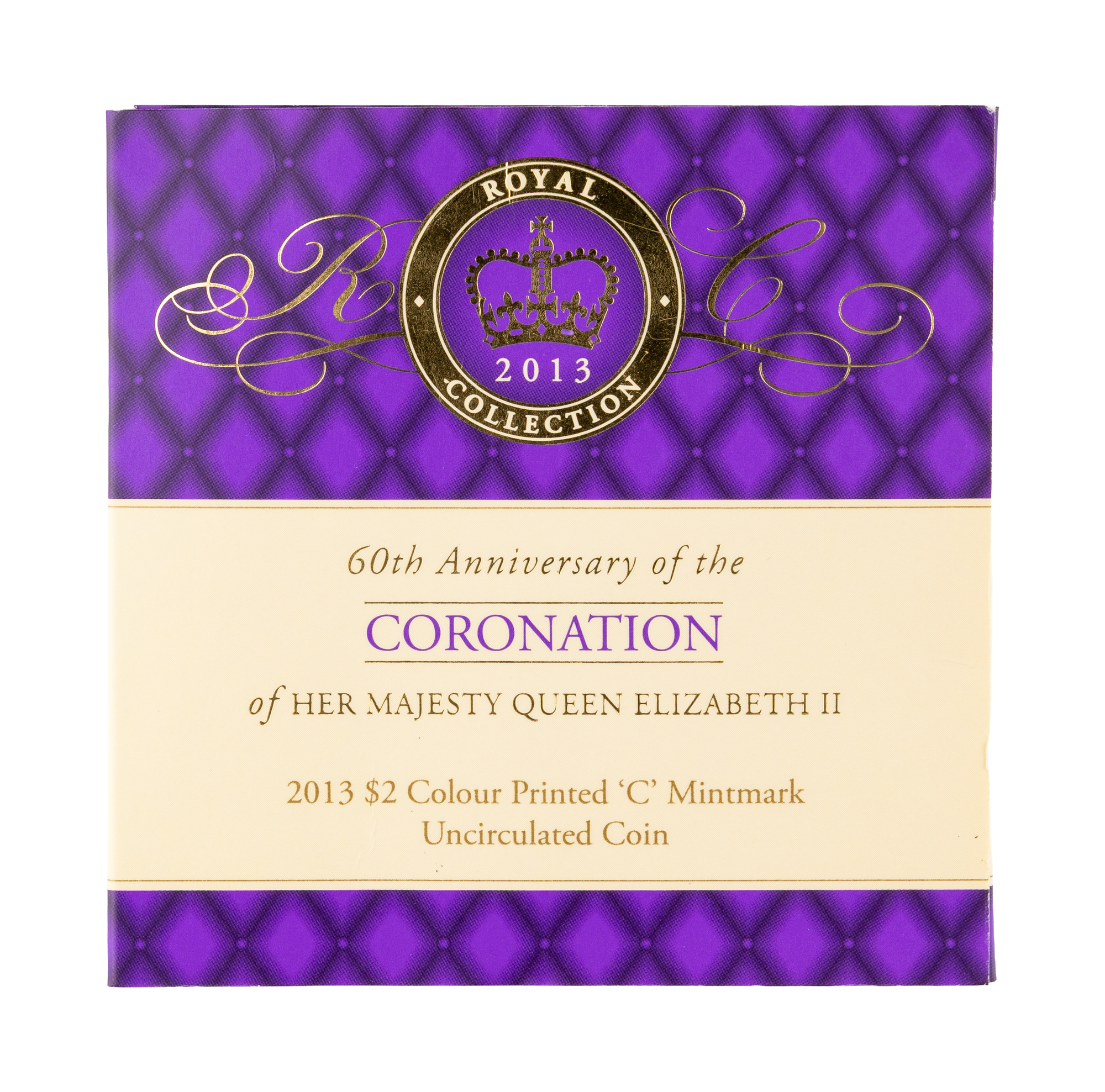 65 · Elizabeth II, QEII Coronation, Two Dollars, 2013-C,  UNC