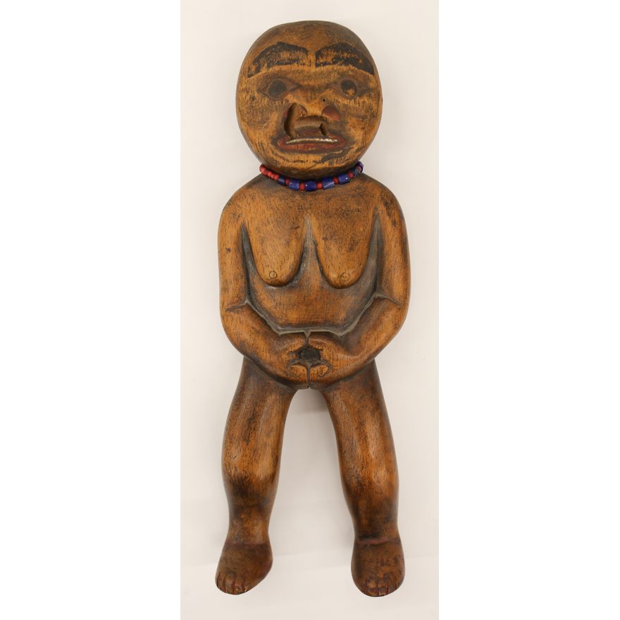 Old Northwest Coast Cedar Shaman's Doll