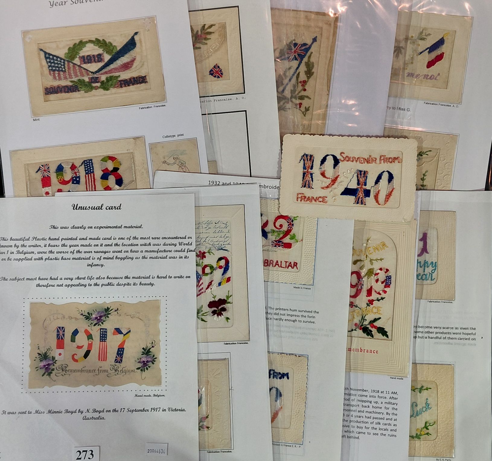 Silk Postcards - Patriotic