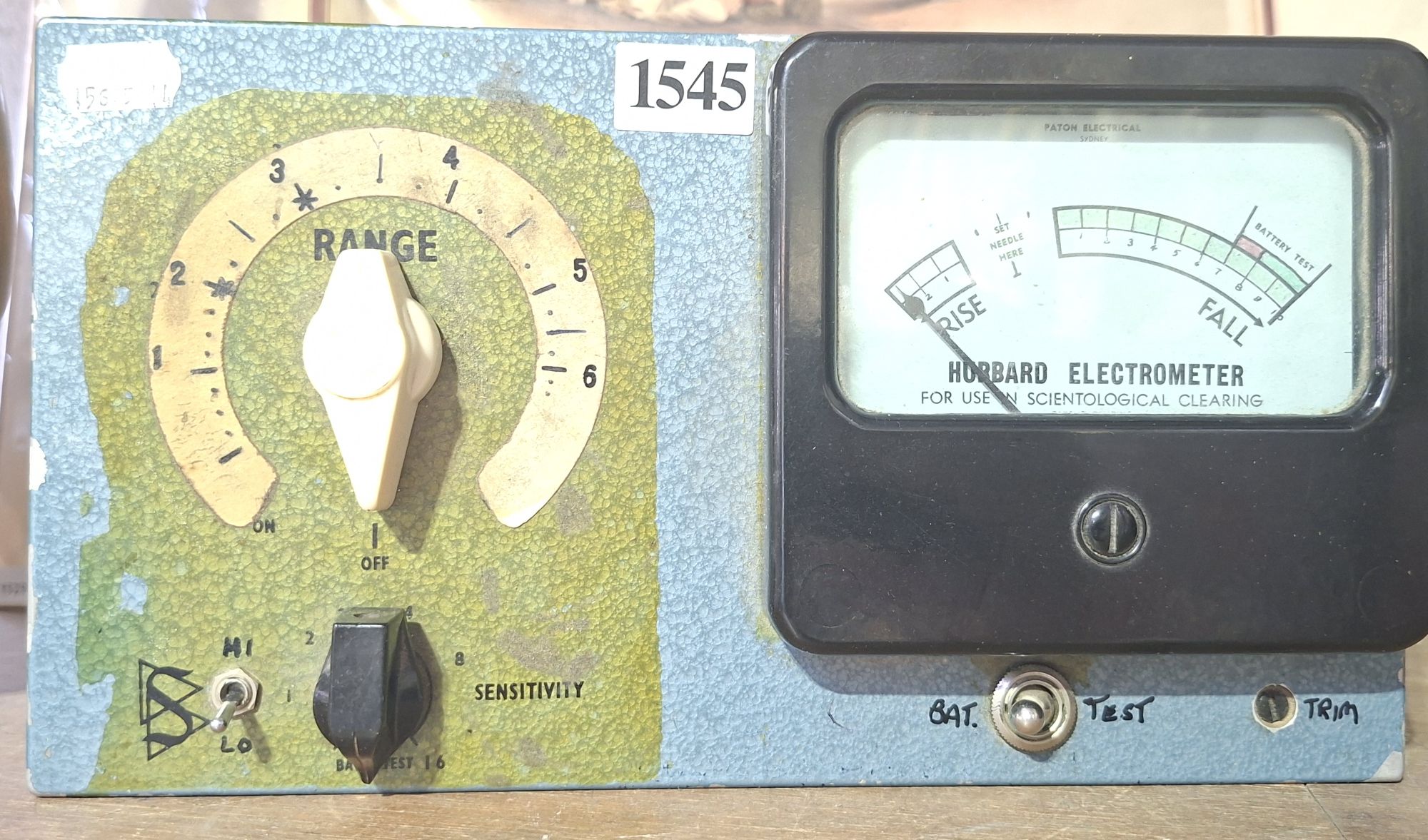 SCIENTOLOGY ELECTROMETER