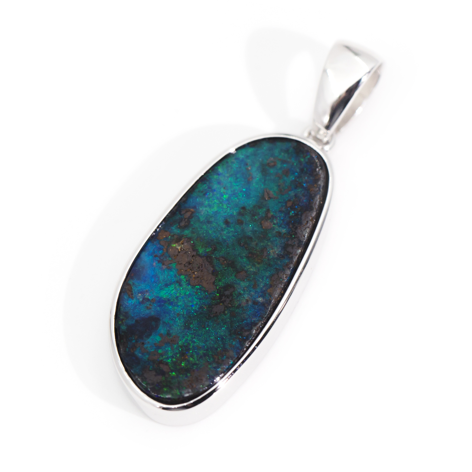 2477 · 10 Carat Australian Opal Pendant