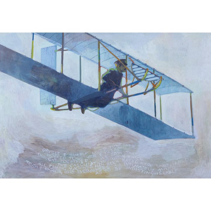 William Cumming ''First Flight'' 1979 Tempera