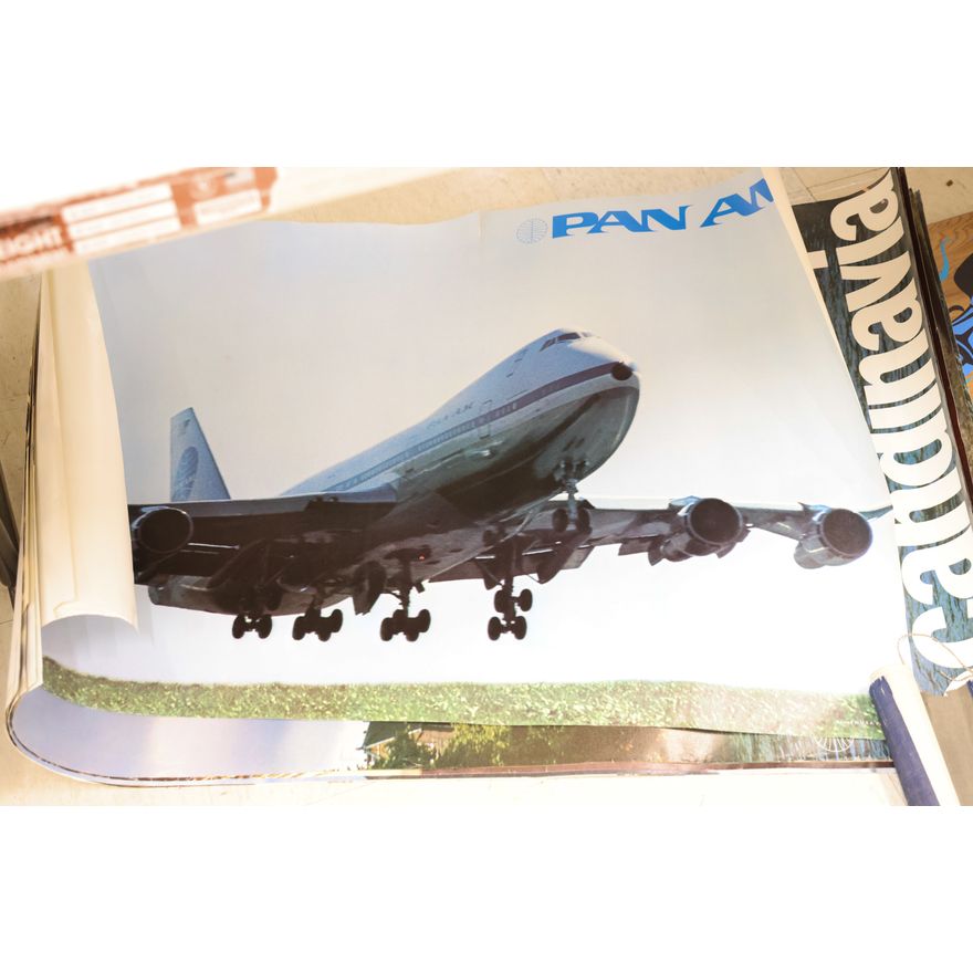 Group Vintage Pan Am Airlines Rolled Posters
