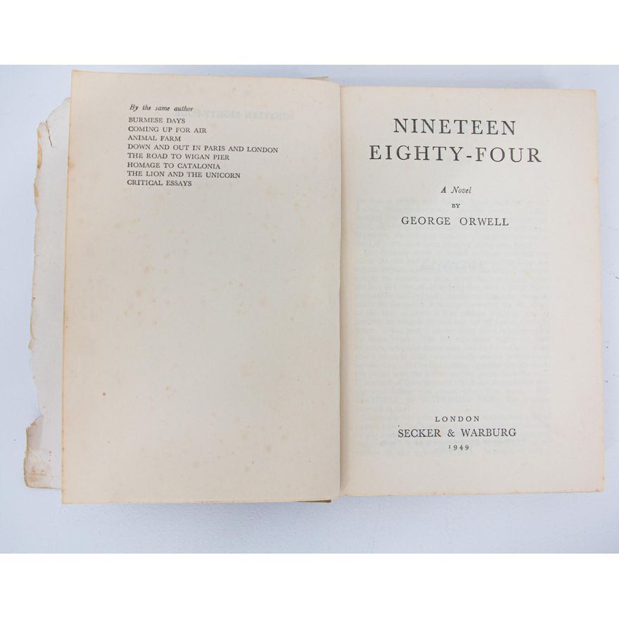 ORWELL, GEORGE - Nineteen Eighty-Four