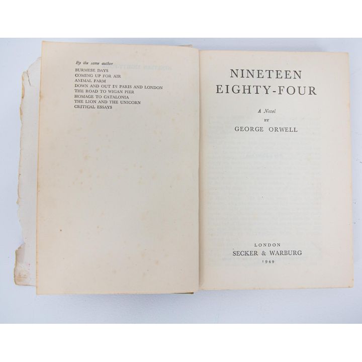 ORWELL, GEORGE - Nineteen Eighty-Four