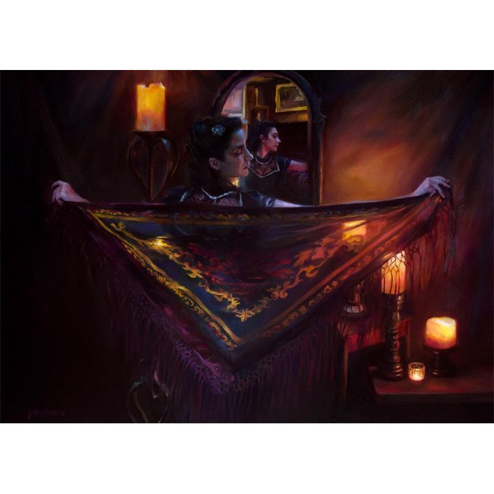 Spanish Shawl II by JoAnn Peralta (1967- )