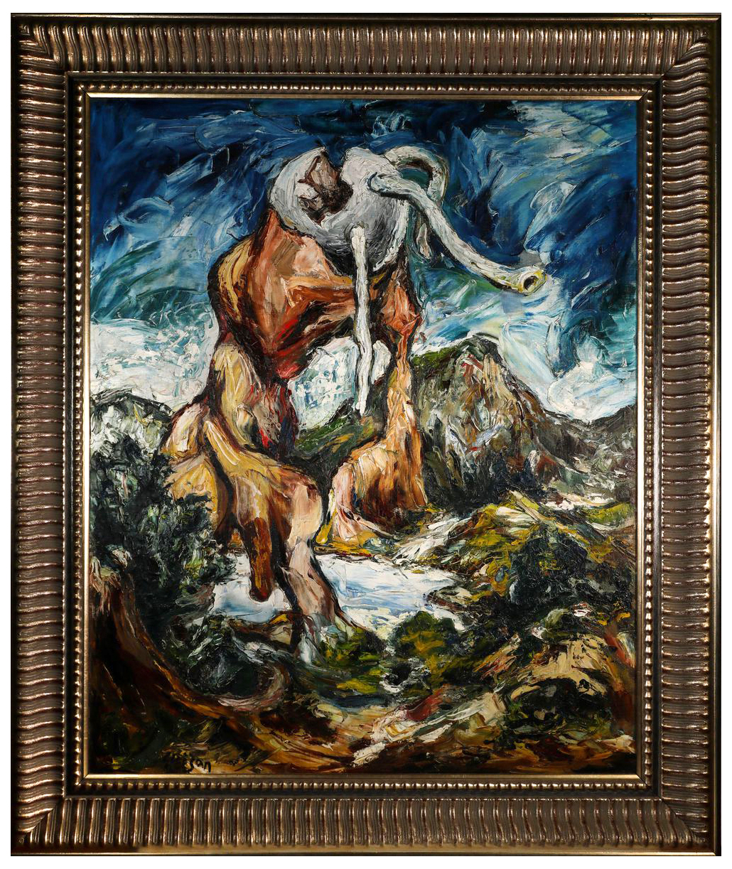 99 · James Gleeson, "The Fighting Atoms", 1938, Oil on Board