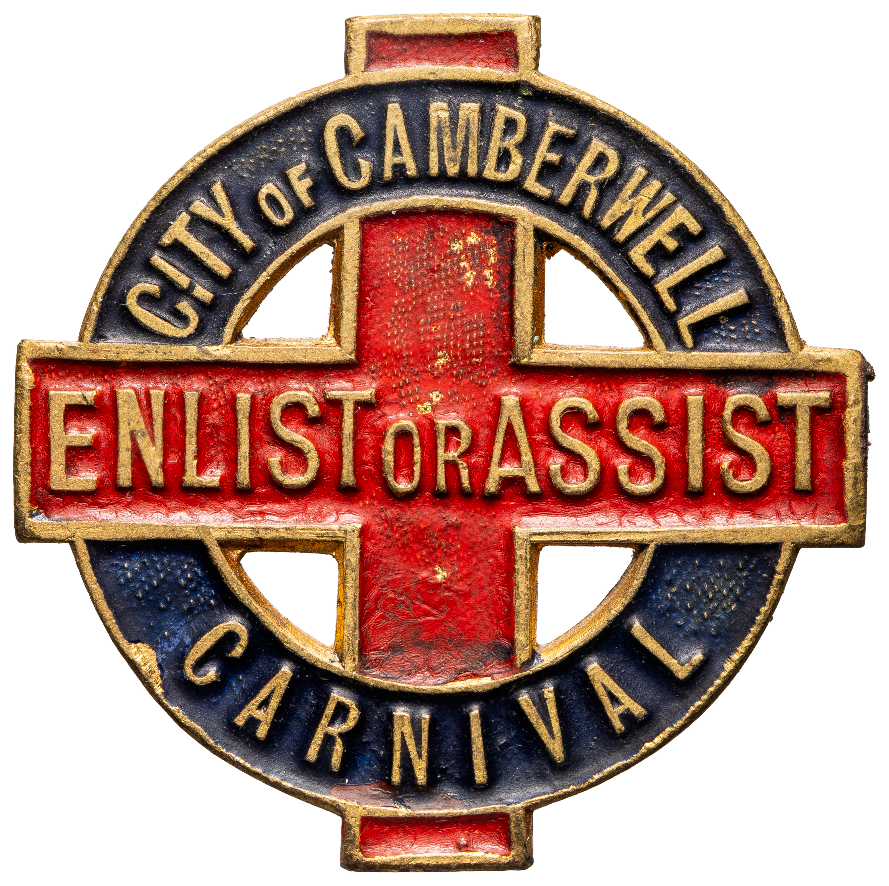 City of Camberwell - Enlist or Assist Carnival, WWI, gF