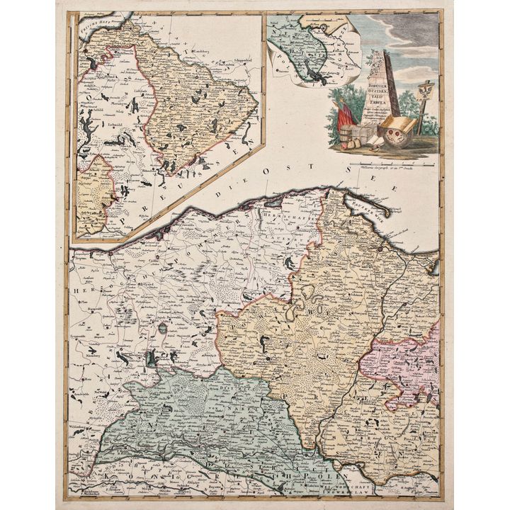 Franz Ludwig Güssefeld | Borussiae Occidentalis Tabula…/Tabula Regni Borussiae, Borussiam Orientalem exhibens