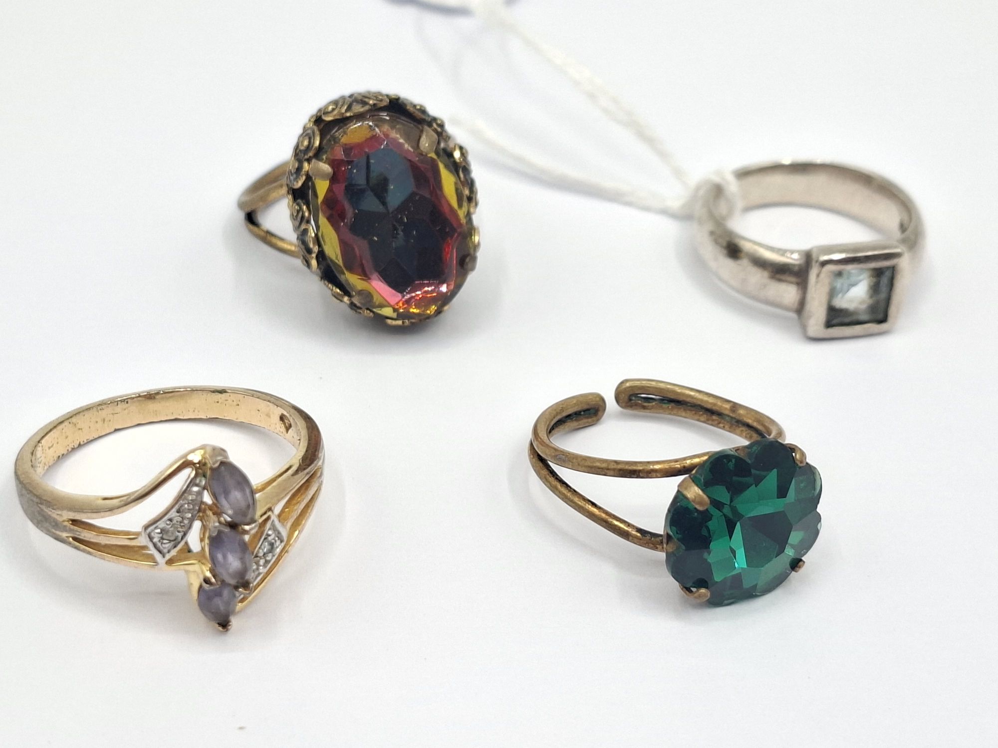Heavy Silver Dress Ring Etc