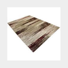 Modern Polyester and Heatset Rug in Black and Beige 80x300 | DR 51663/10984 B1 (S3) B6 (S7)