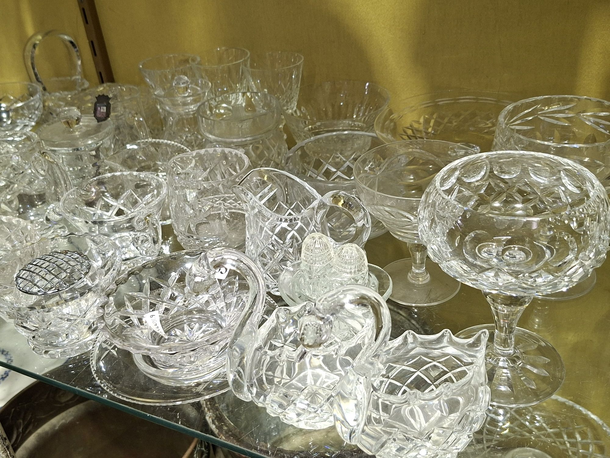 Quantity Of Crystal And Glassware