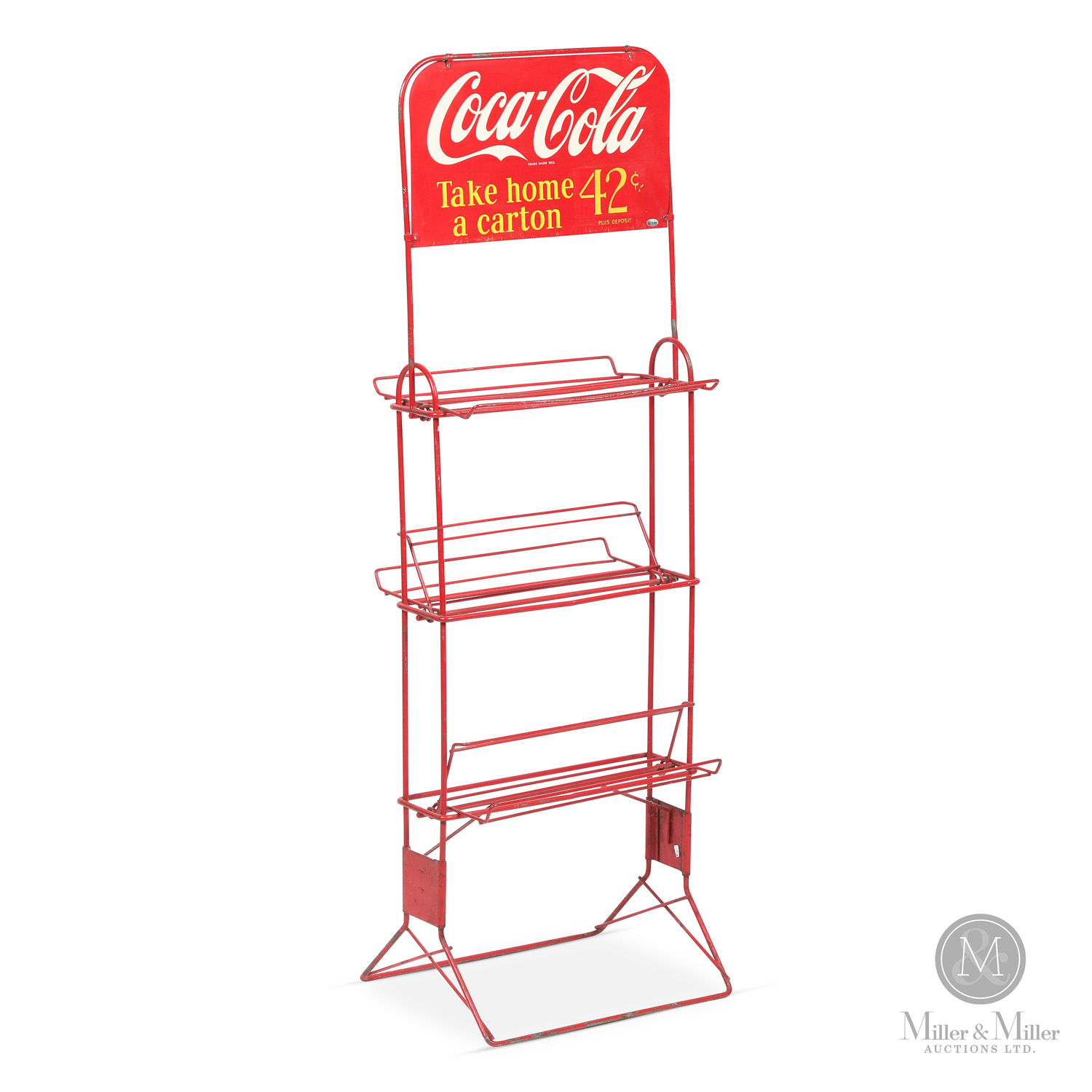 Coca-Cola Store Display Rack | Miller & Miller Auctions Ltd