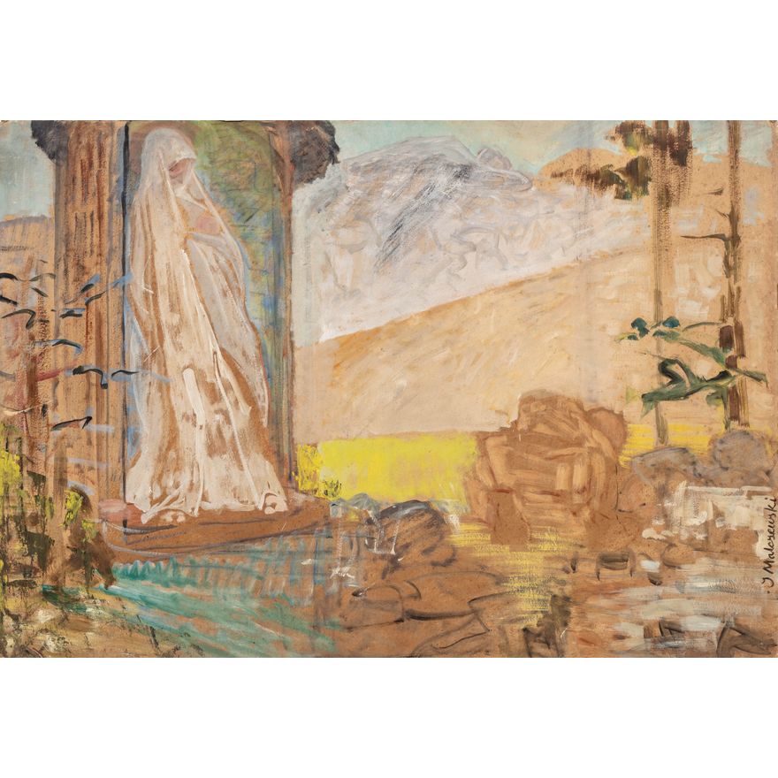 Jacek Malczewski | Przydrożna Madonna