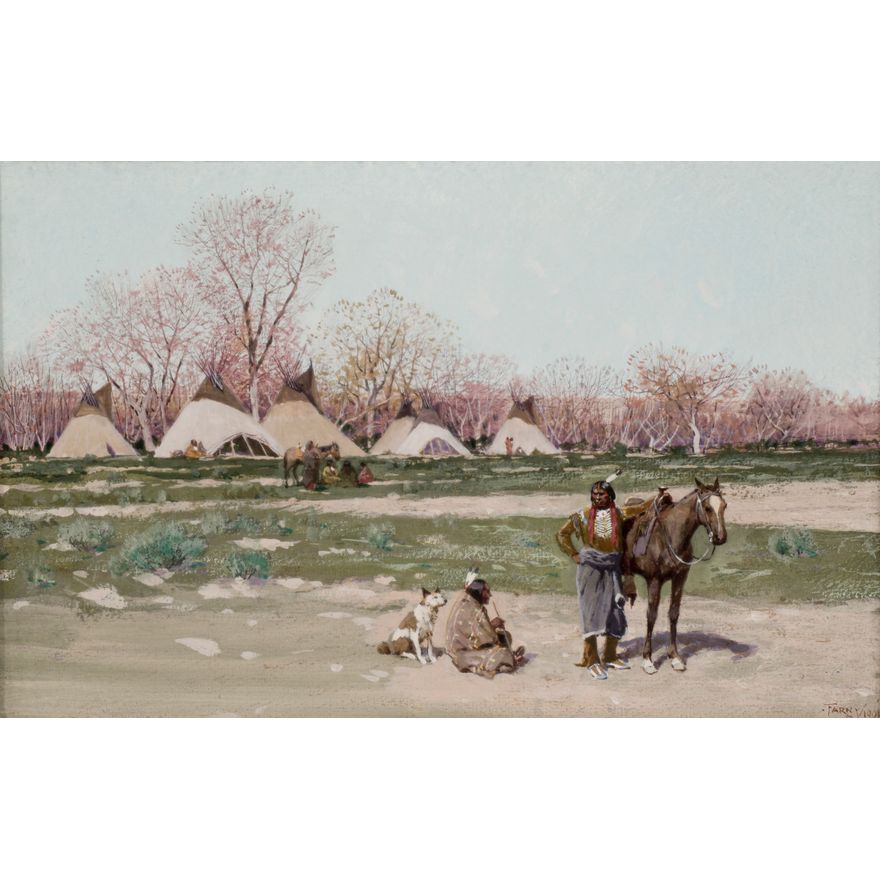 Henry Farny (1847-1916), Indian Encampment