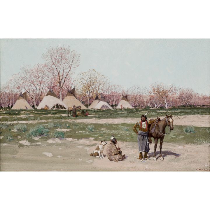 Henry Farny (1847-1916), Indian Encampment
