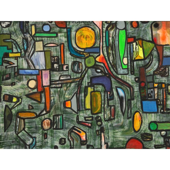 Stanisław Młodożeniec | Kompozycja wielobarwna, 2012
