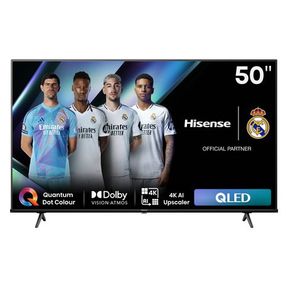 Hisense 50 E7N 4K UHD QLED with Quantum Dot Smart TV Dolby Vision Black |