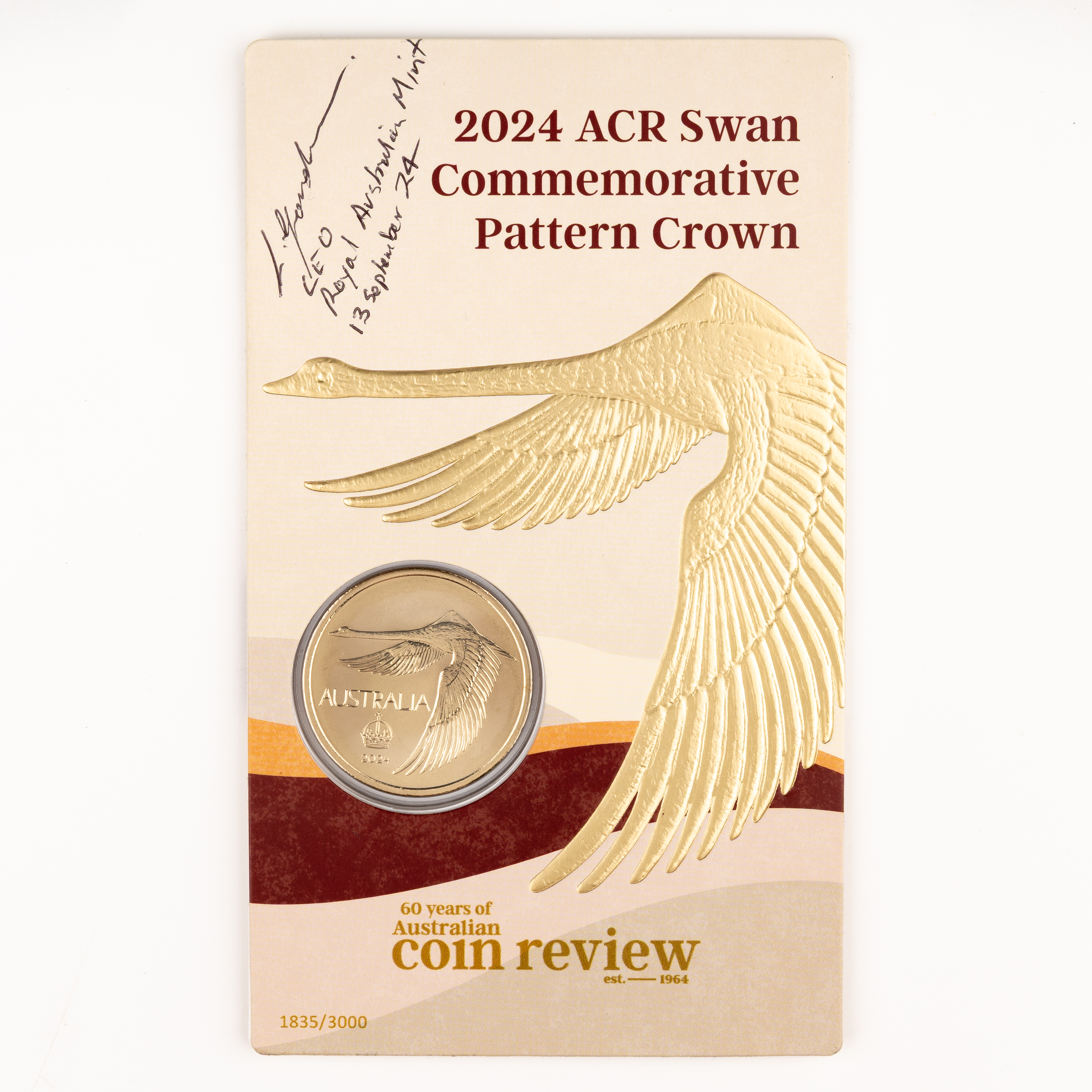 ACR Swan Commemorative Pattern, Crown, 2024, UNC