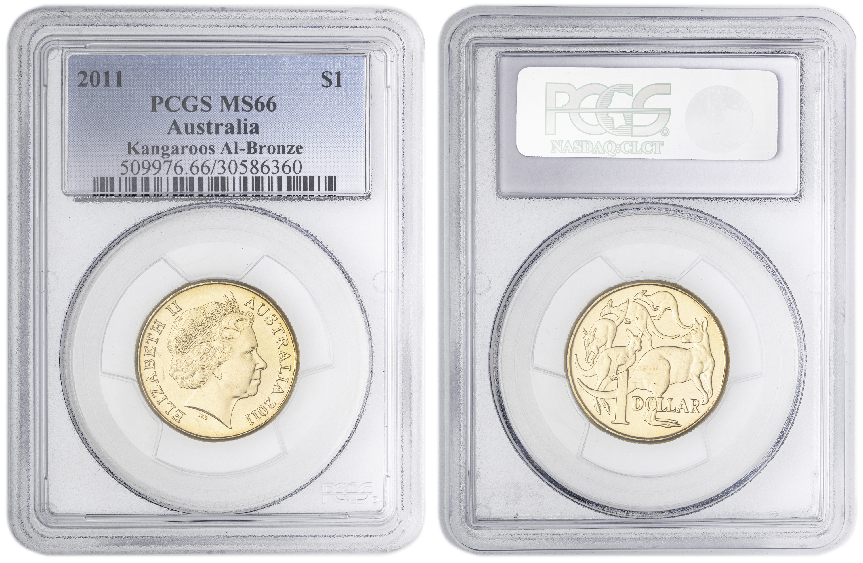 , One Dollar, 2011, PCGS MS66