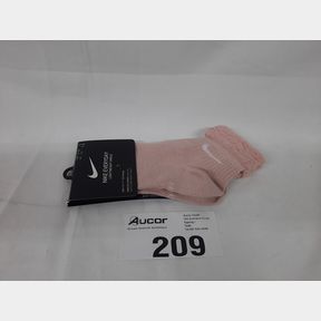 NIKE EVERYDAY TRAINING ANKLE SOCKS - PINK OXFORD/WHITE -