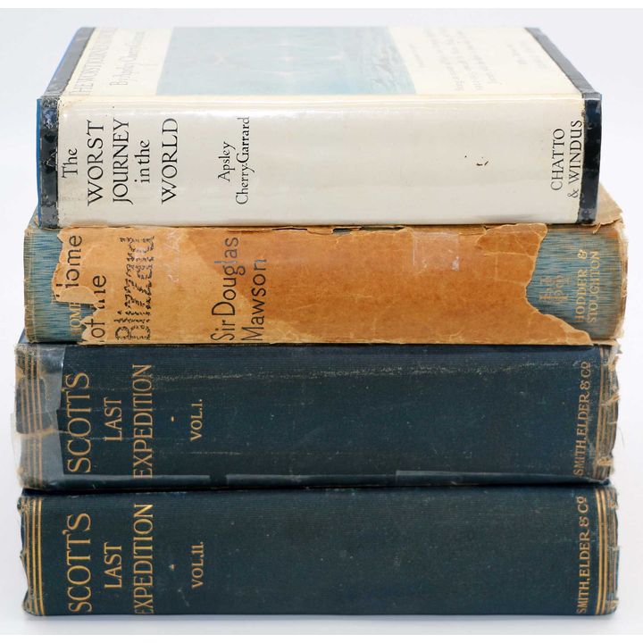 SCOTT, R.F/HUXLEY, LEONARD [3 titles] - Huxley, Leonard - Scott's Last Expedition