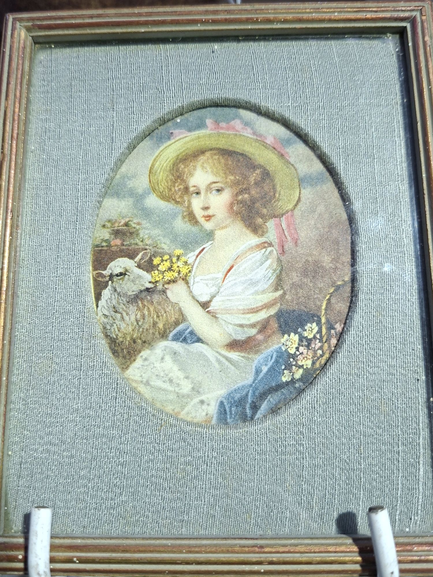Miniature Print Of Young Lady
