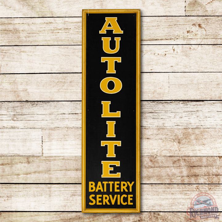Autolite Battery Service Tin Sign