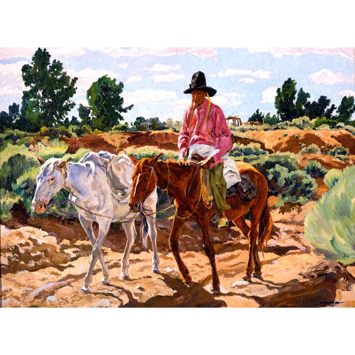 Walter Ufer (1876-1936), The White Pack