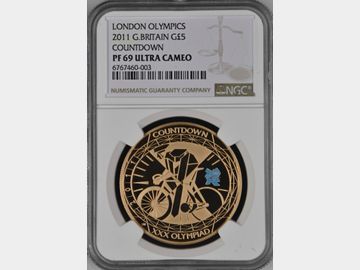 2011 OLYMPICS PROOF GOLD 5 POUND PF69 UCAM