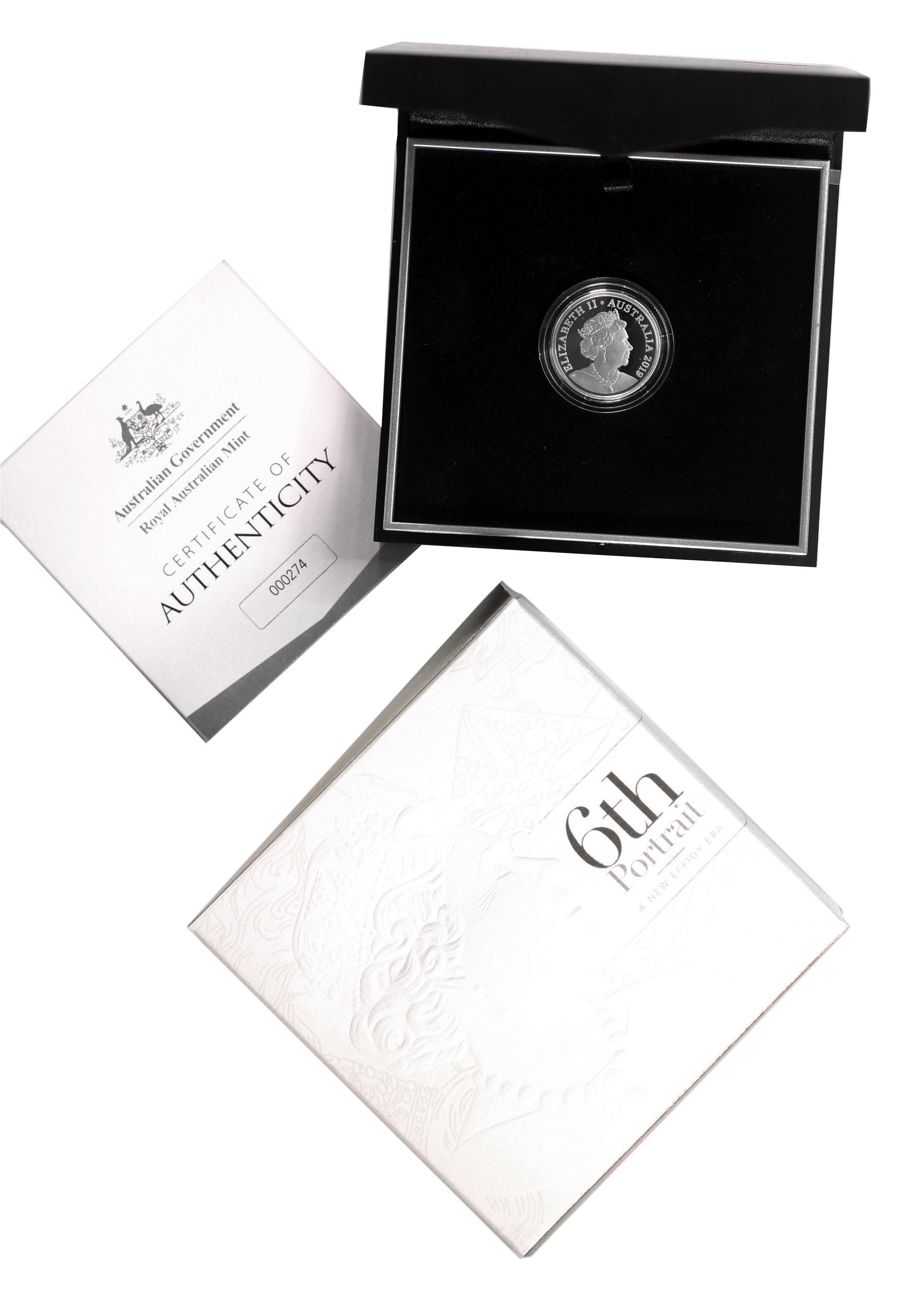 2019 Royal Australian Mint 6th Portrait New Effigy $1 Silver Proof Coin