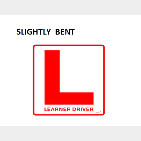 Tower Decal Self Adhesive Sign - Learner Driver(SLIGHTLY BENT) | PK 51672/9878 B5 (S4) SB