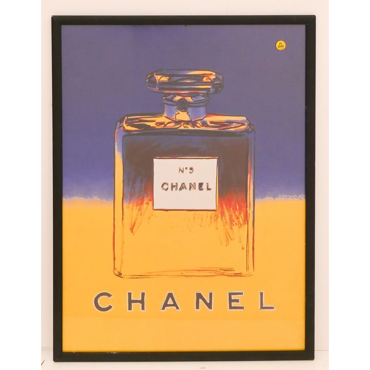 Andy Warhol Chanel No.5 Framed Poster 28x21''