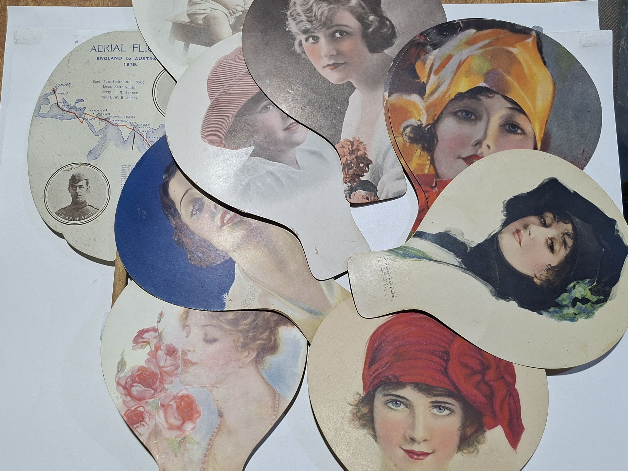 Art Deco Advertising Fans
