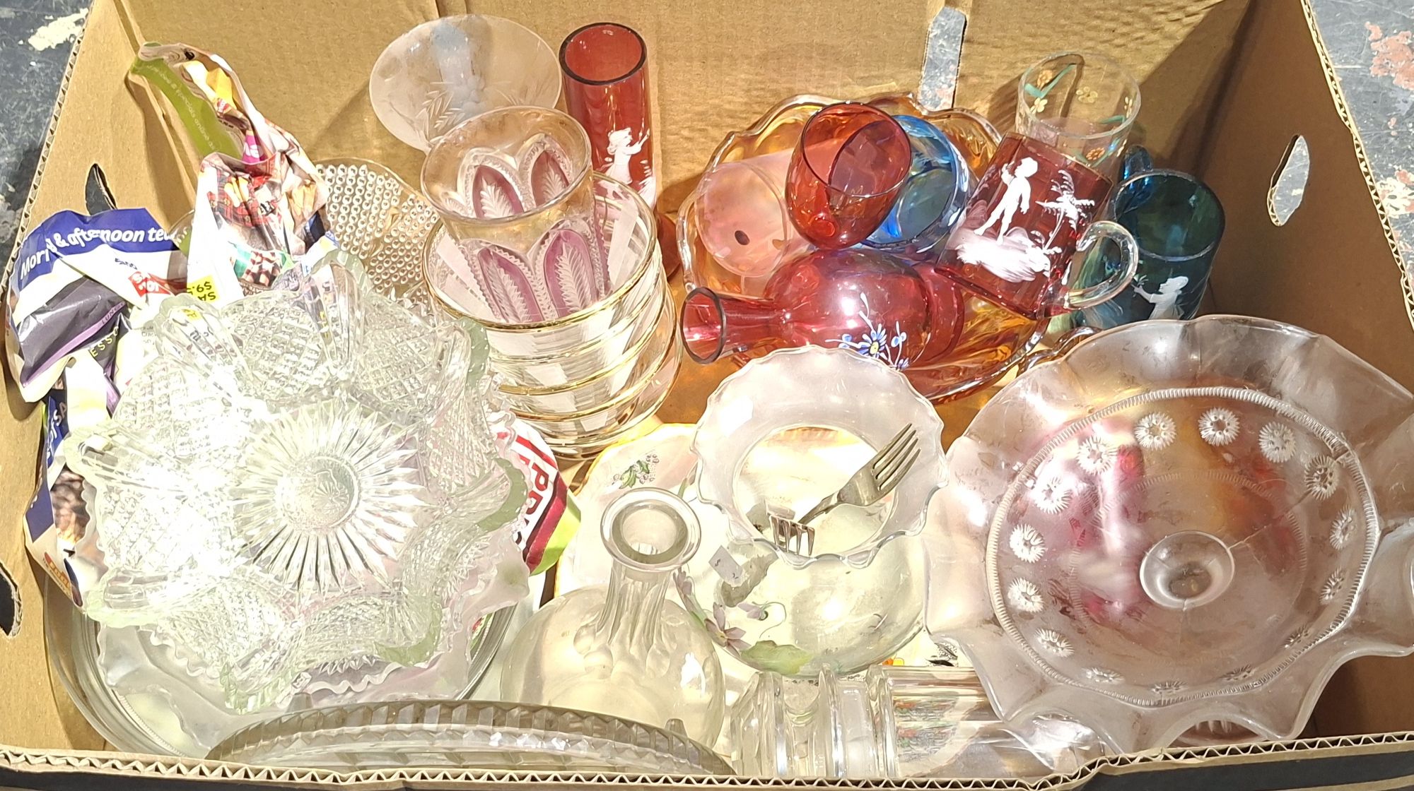 Collection Of Antique Glassware