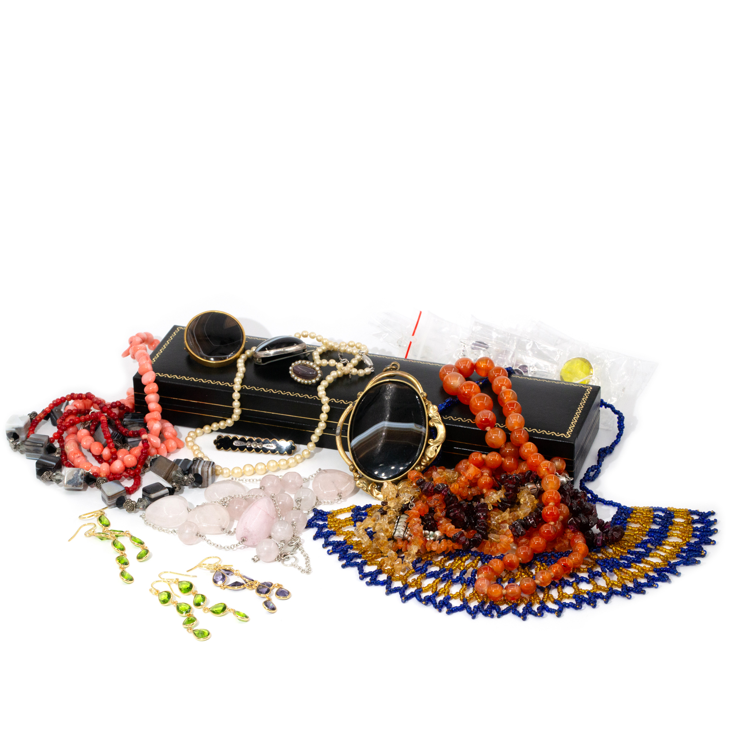 Assortment of Beads & Other Costume Jewellery