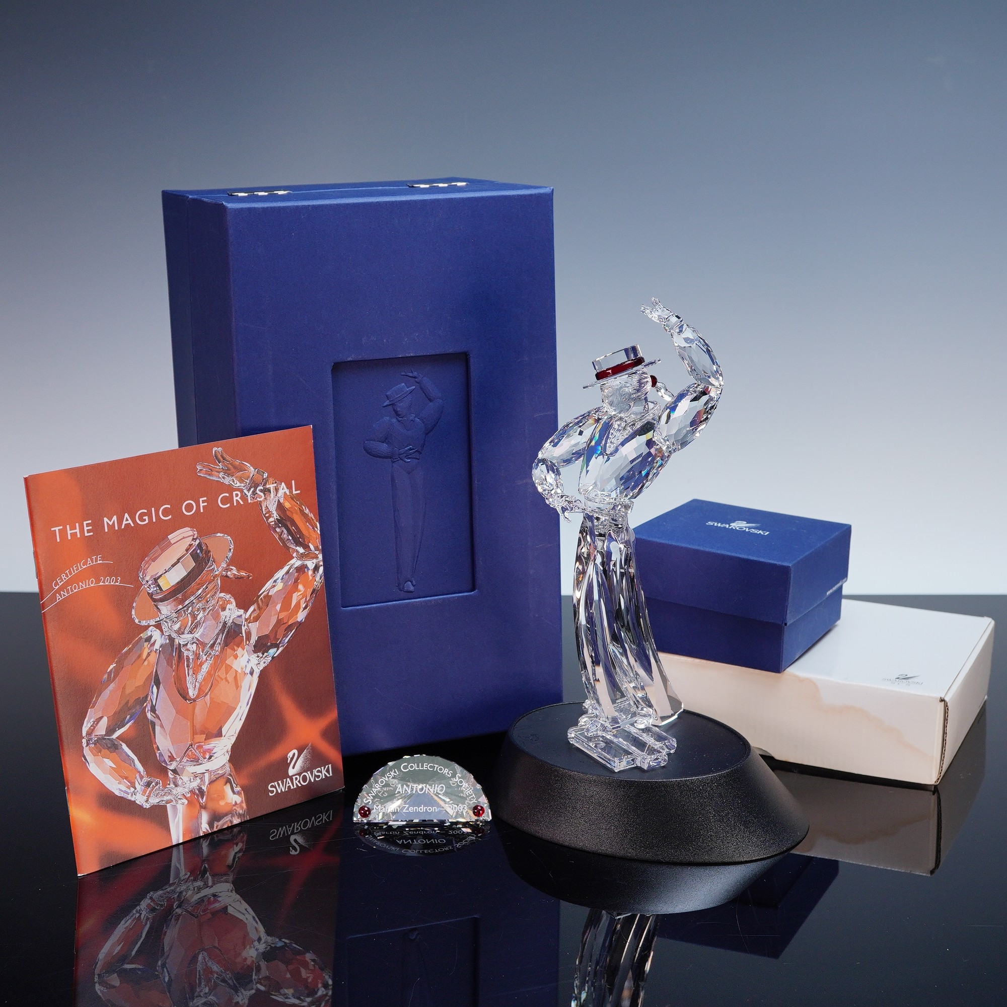 2003年限定 SWAROVSKI スワロフスキー　アントニオ スワロフスキー マジックオブダンス アントニオ 2003年 プラーク