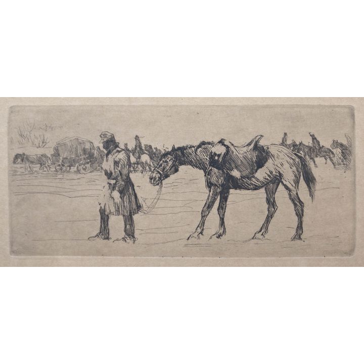 Oswald Roux | Krankes Pferd (Chory koń), ok. 1920 r.