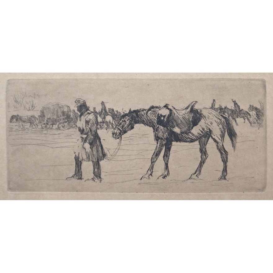 Oswald Roux | Krankes Pferd (Chory koń), ok. 1920 r.