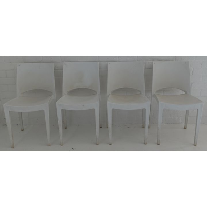 SET OF 4 ADDIS STACKING CHAIRS