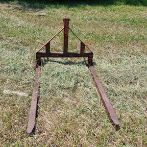 Heavy Duty Steel 3-Point Carry All Bale Mover CAT 1