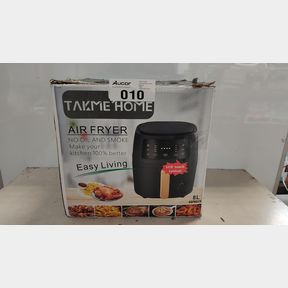 8 L AIR FRYER WITH SILICONE LINER - BLACK