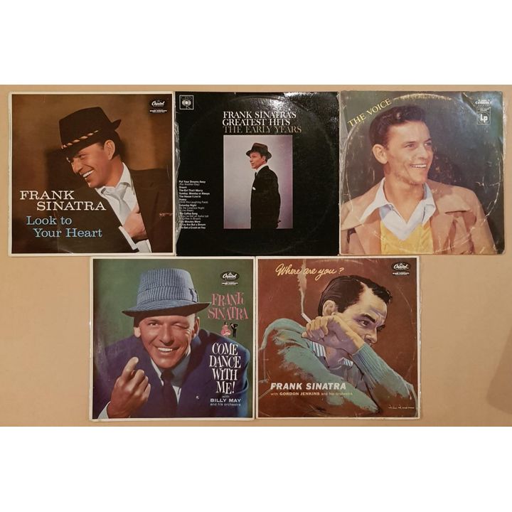 Frank Sinatra Vinyl Records (x5)