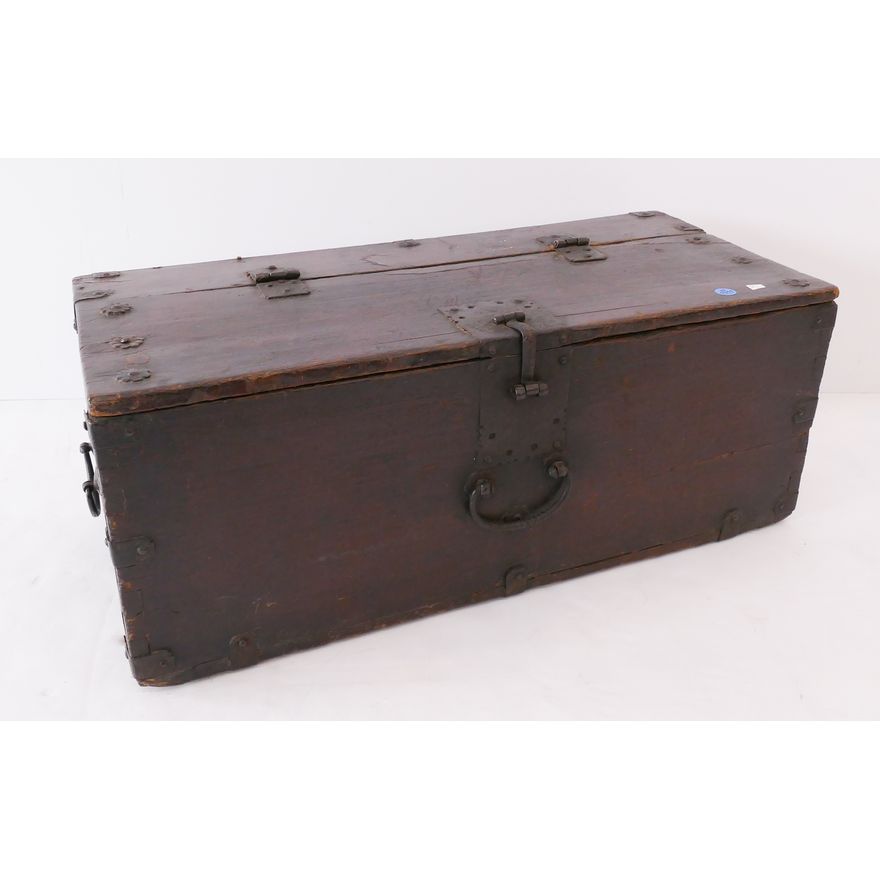 Korean Joseon Medium Dark Chest- 11x26x12''