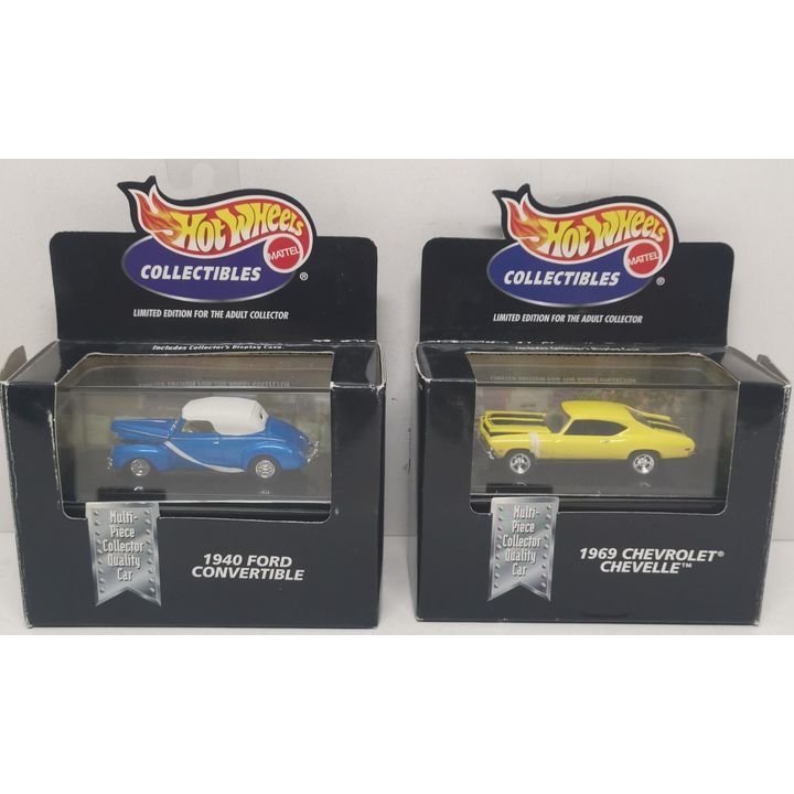 Hot Wheels Die Cast Model Cars - 1:64 (x2)