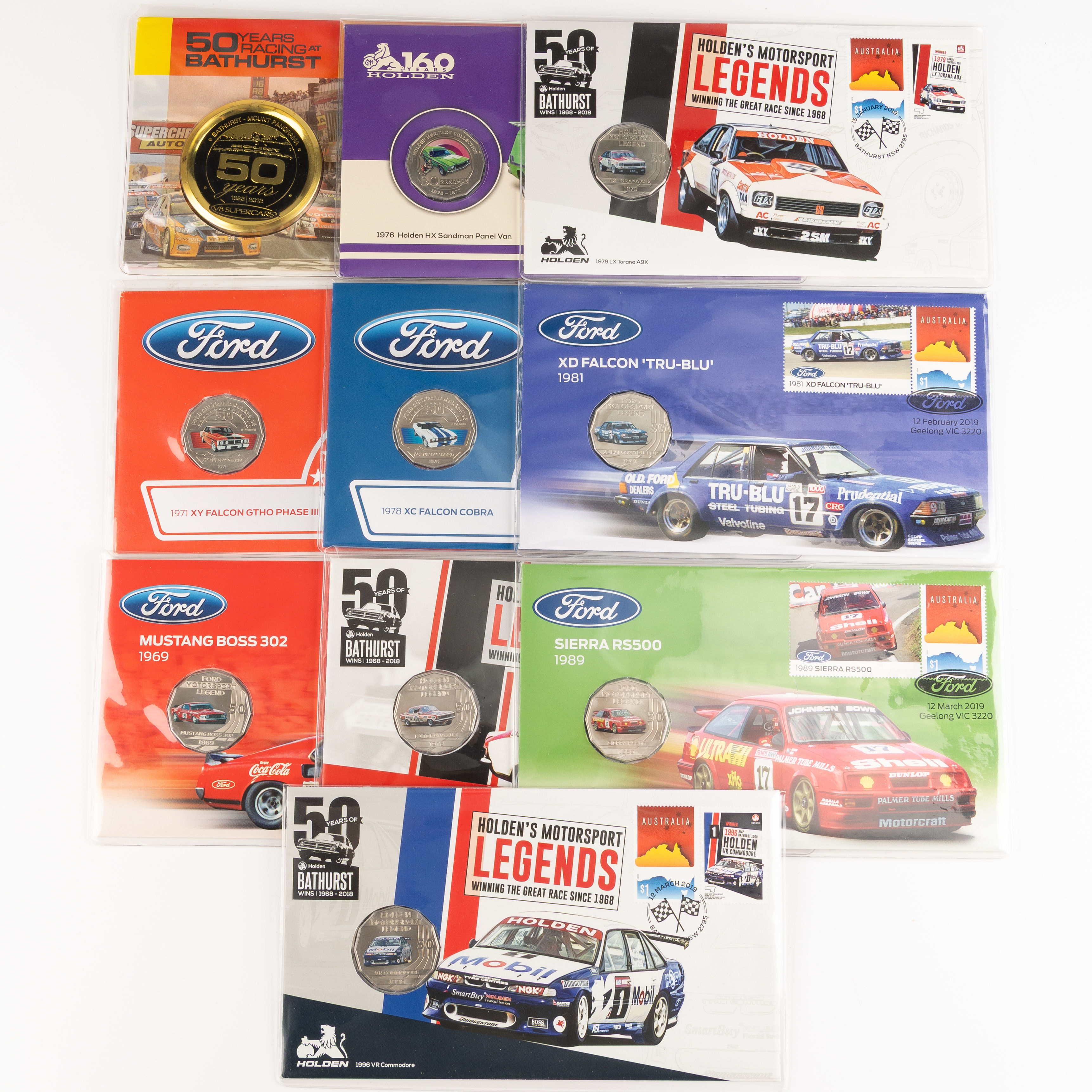 Elizabeth II, Ford & Holden Motorsport, Fifty Cents, 2012 - 2019, UNC