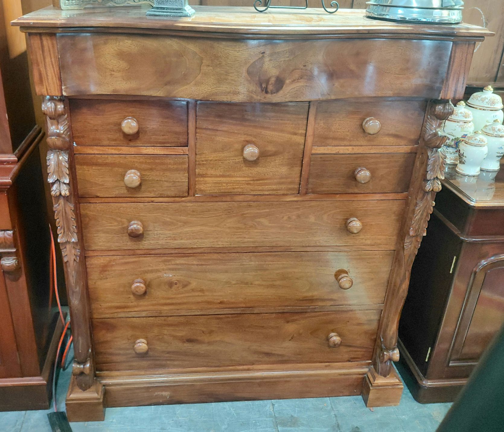 132 · MAHOGANY CHEST